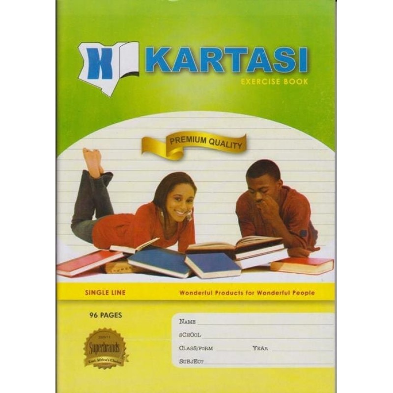 KARTASI A4 SINGLE RULED 96PGS EXERCISE BOOK