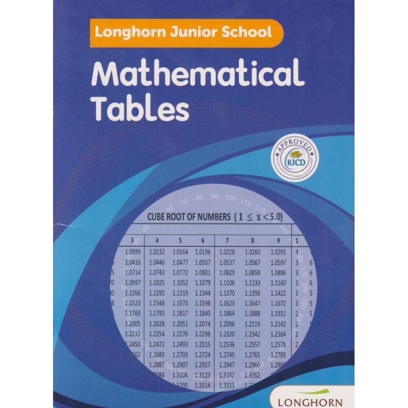 Longhorn Junior School Mathematical Tables