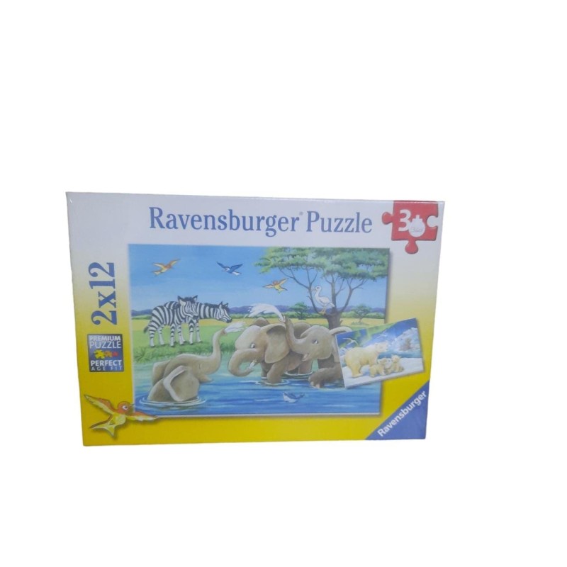 Baby Safari Animals 2x12p 5095