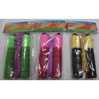 Skipping Rope with timer rubber grip handle