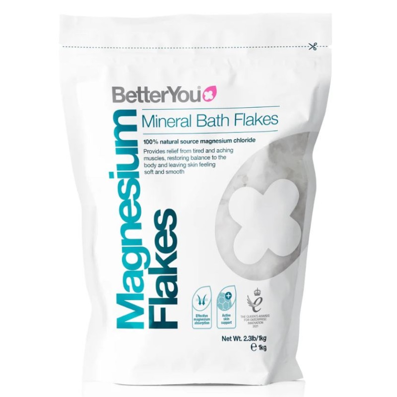 BetterYou Magnesium Mineral Bath Flakes 250g