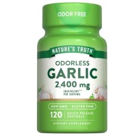 Nature's Truth Odourless Garlic 2400mg 120 Softgels