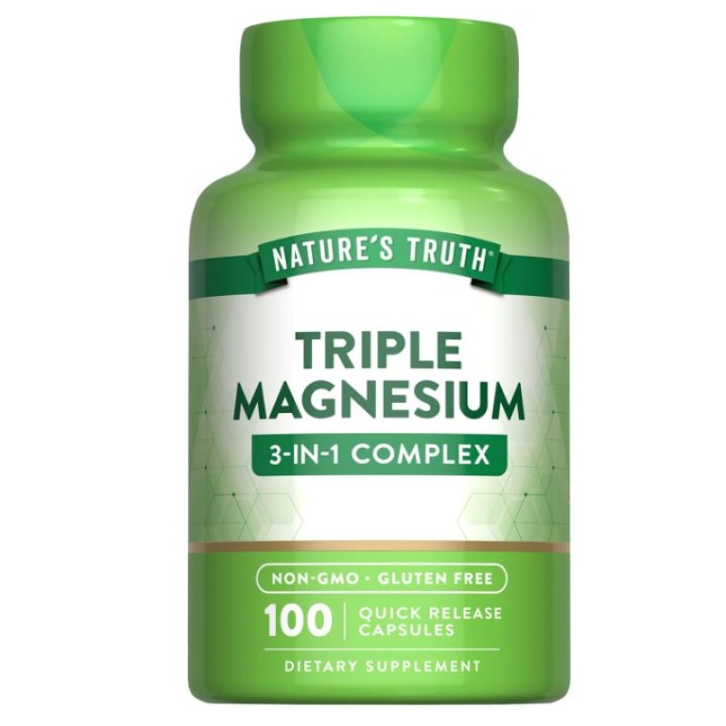 Nature's Truth Triple Magnesium Complex 100 Capsules
