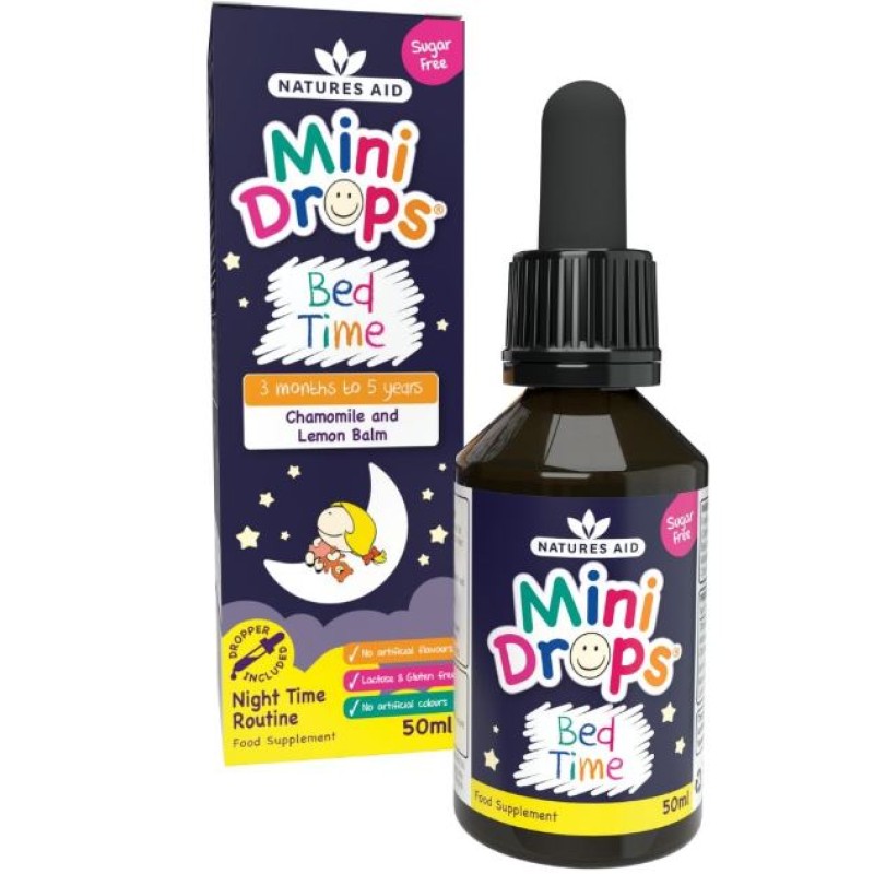 Natures Aid Bedtime Mini Drops for Infants and Children 50ml