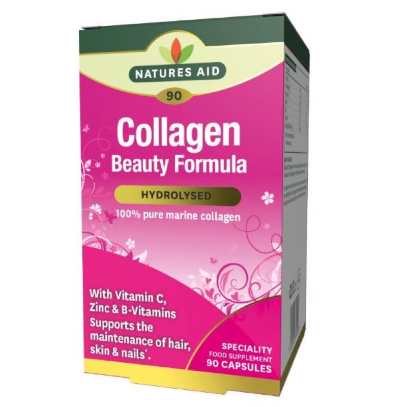 Natures Aid Collagen Beauty Formula 90 Capsules