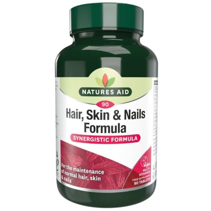 Natures Aid Hair, Skin and Nails Formula 90 Tablets