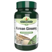 Natures Aid Korean Ginseng 600mg 90 Tablets