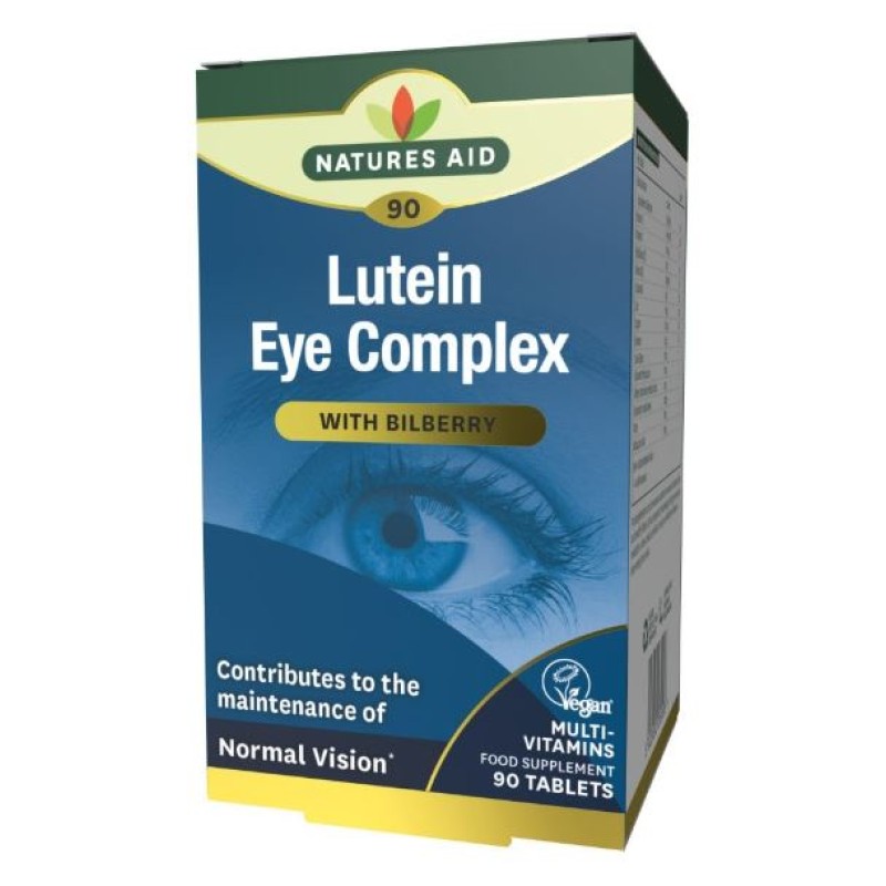 Natures Aid Lutein Eye Complex 90 Tablets