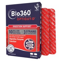 Natures Aid OPTIGUT-D 10 Billion Bacteria 30 Capsules