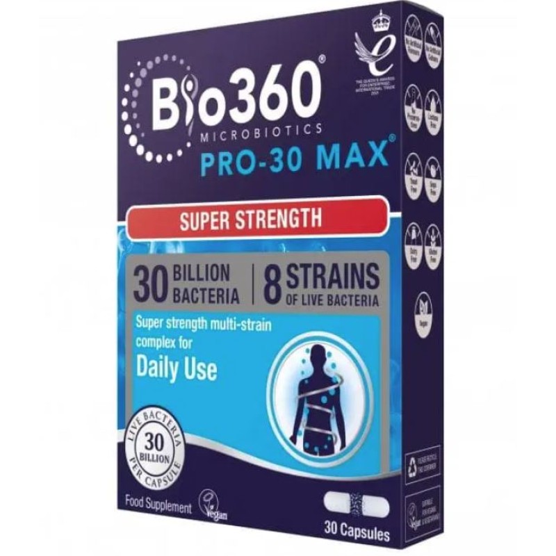 Natures Aid Pro-30 Max 30 Billion Bacteria 30 Vegan Capsules