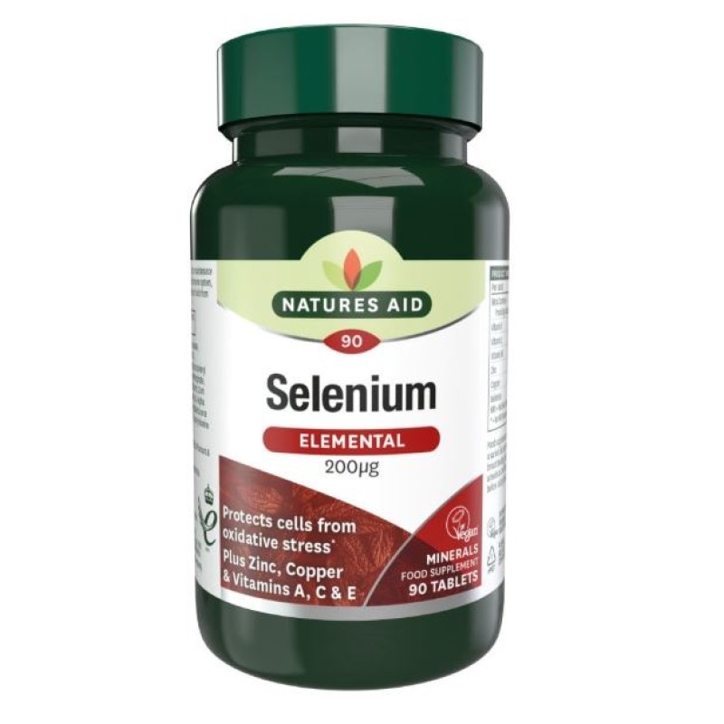 Natures Aid Selenium 200ug 90 Tablets