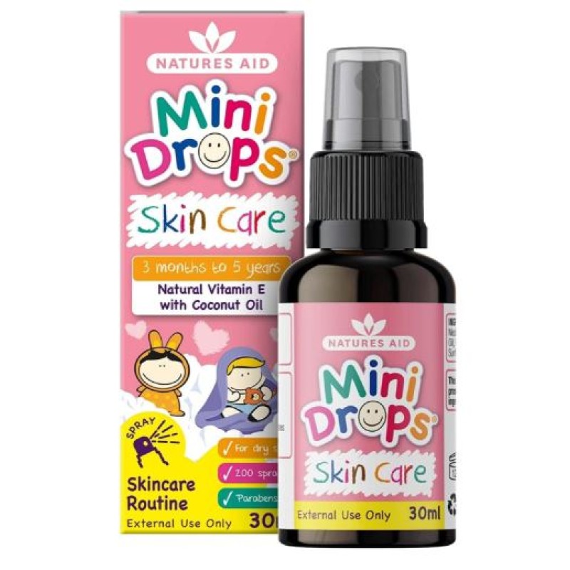 Natures Aid Skin Care Mini Drops for Infant and Children 30ml