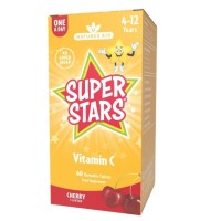 Natures Aid Super Star Vitamin C 60 Chewable Tablets