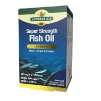 Natures Aid Super Strength Omega-3 1200mg Fish Oil 60 Softgels