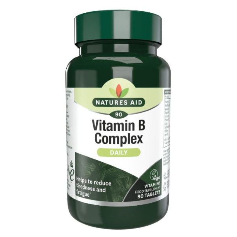 Natures Aid Vitamin B Complex 90 Tablets