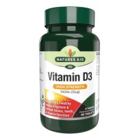 Natures Aid Vitamin D3 1000iu 90 Tablets