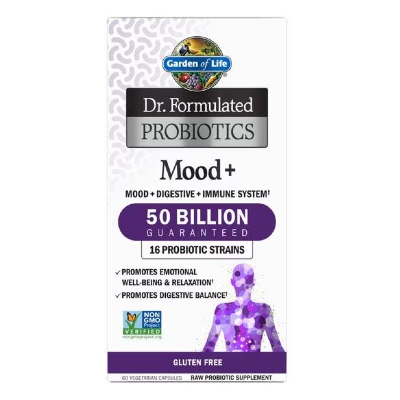 Garden Of Life Dr Formulated Probiotics Mood 50 Billion 60 Capsules