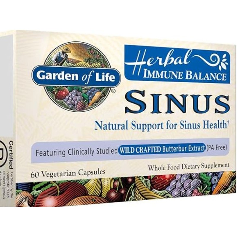 Garden Of Life Herbal Immune Balance Sinus 30 Capsules