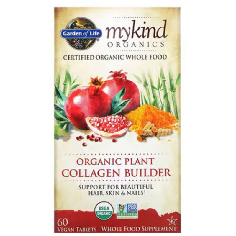 Garden Of Life Organic Plant Collagen Builder 60 Tablets