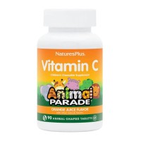 NaturesPlus Animal Parade Children's Vitamin C 90 Chewable Tablets