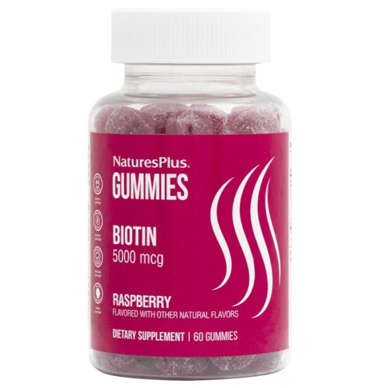 NaturesPlus Biotin 5000mcg 60 Gummies