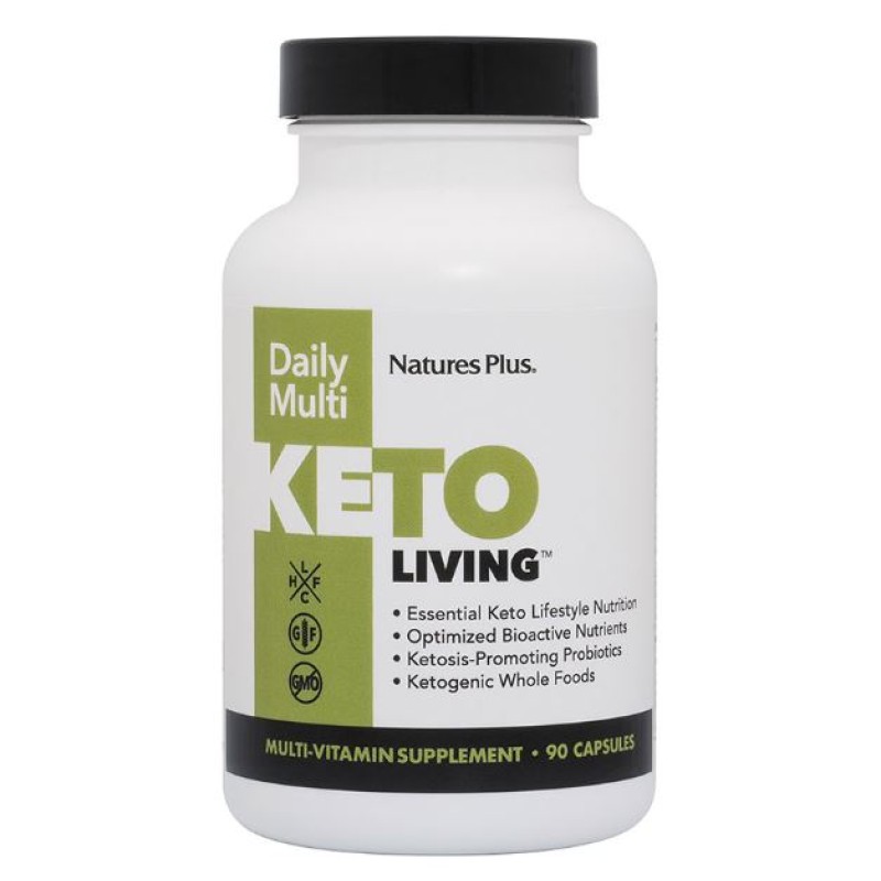 NaturesPlus Keto Living Daily Multivits 90 Capsules