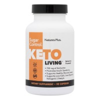 NaturesPlus Keto Living Sugar Control 90 Capsules