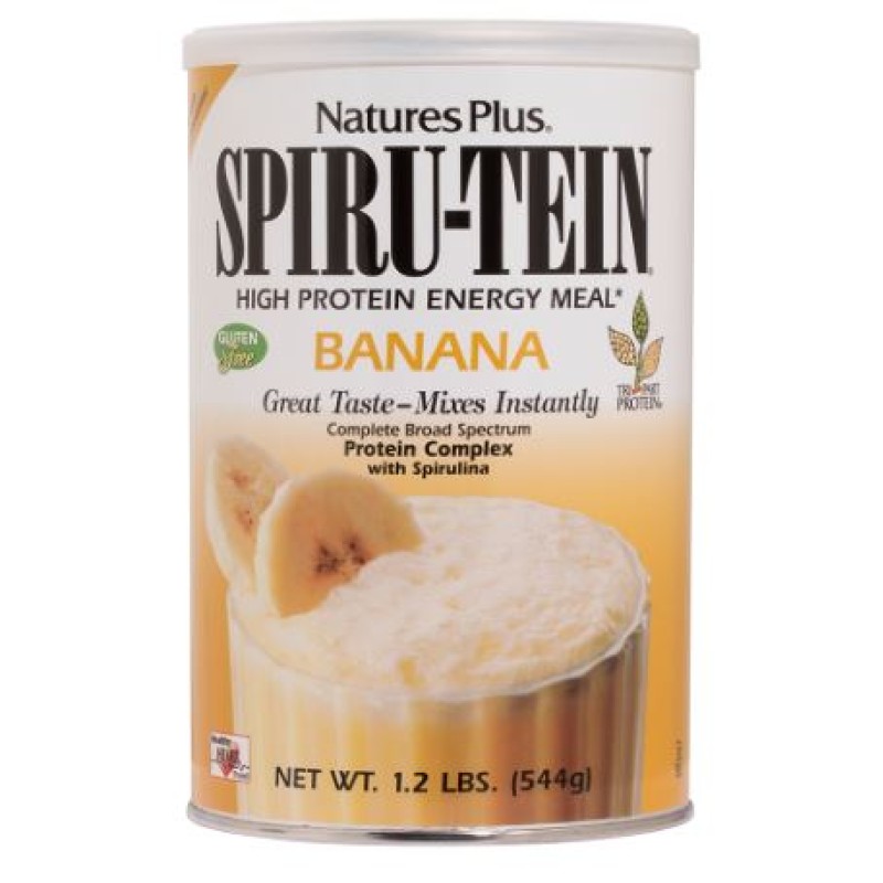NaturesPlus Spiru-Tein Protein Shake Banana 544g