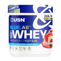 USN BlueLab 100% Whey Premium Protein Strawberry Flavour 454g 