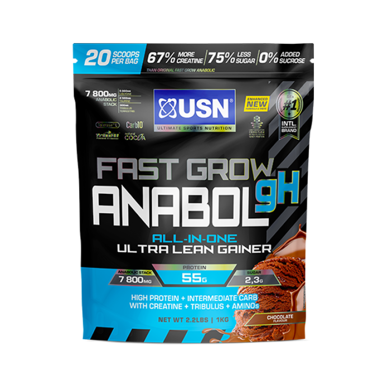USN Fast Grow Anabolic Chocolate Flavour 1kg