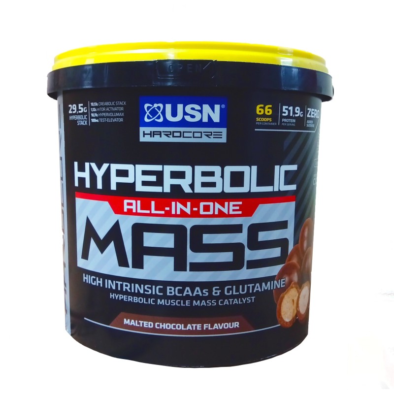 USN Hyperbolic Mass Chocolate Malt Flavour 5kg