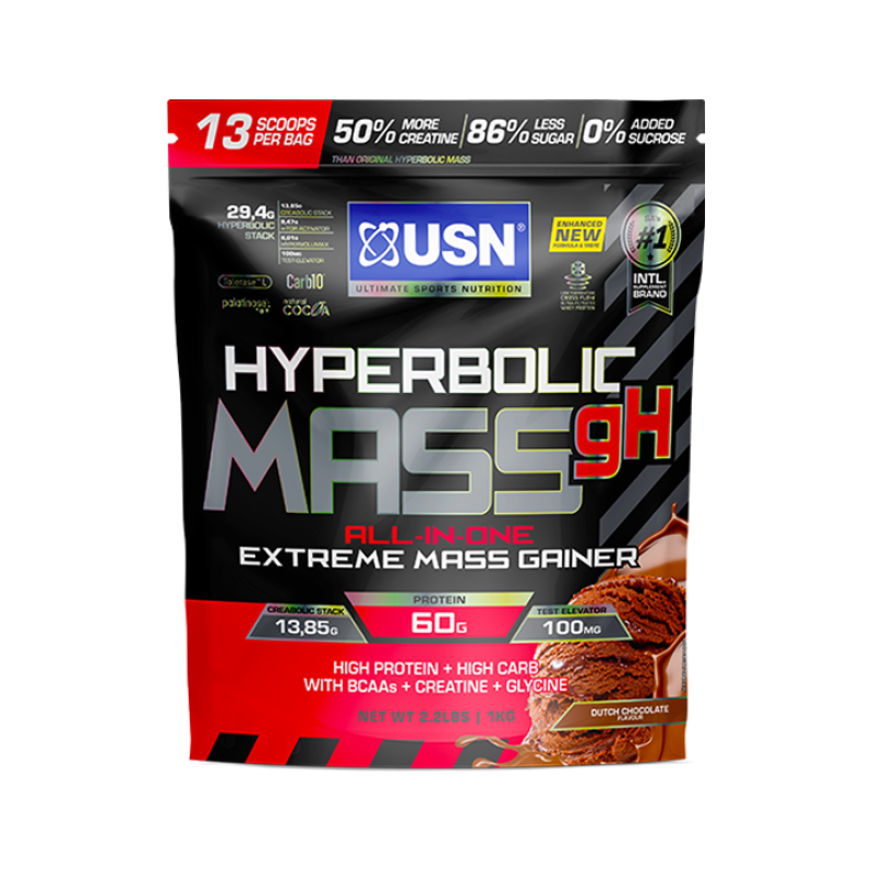 USN Hyperbolic Mass Dutch Chocolate Flavour 1kg