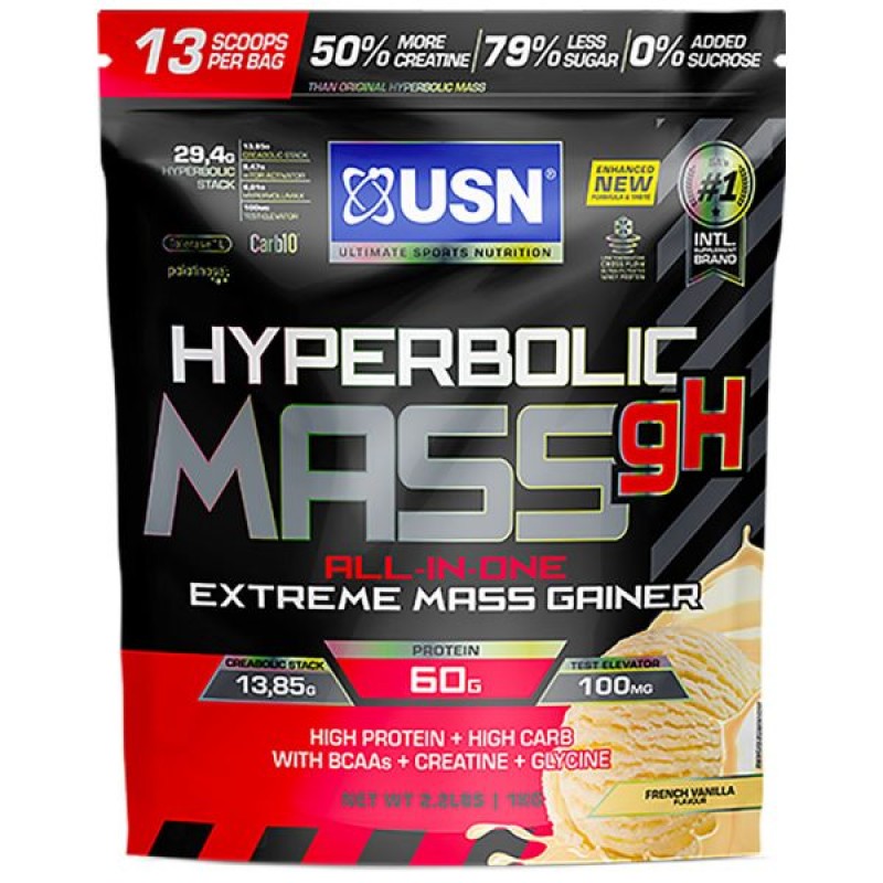 USN Hyperbolic Mass French Vanilla Flavour 1kg