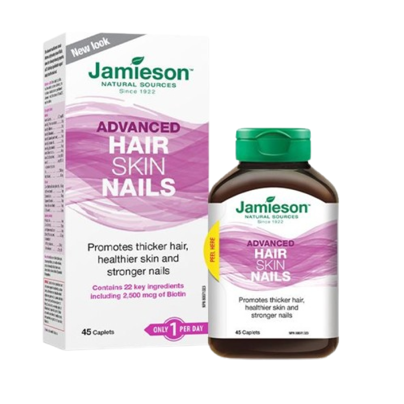 Jamieson Advanced Hair Skin Nails 45 Caplets 