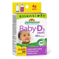 Jamieson Baby-D3 Drops 400 IU 360 Liquid Drops 11.7ml