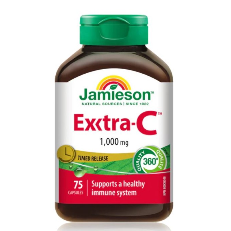 Jamieson Extra-C 1000mg 75 Capsules