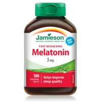 Jamieson Fast Dissolving Melatonin 3mg 100 Tablets