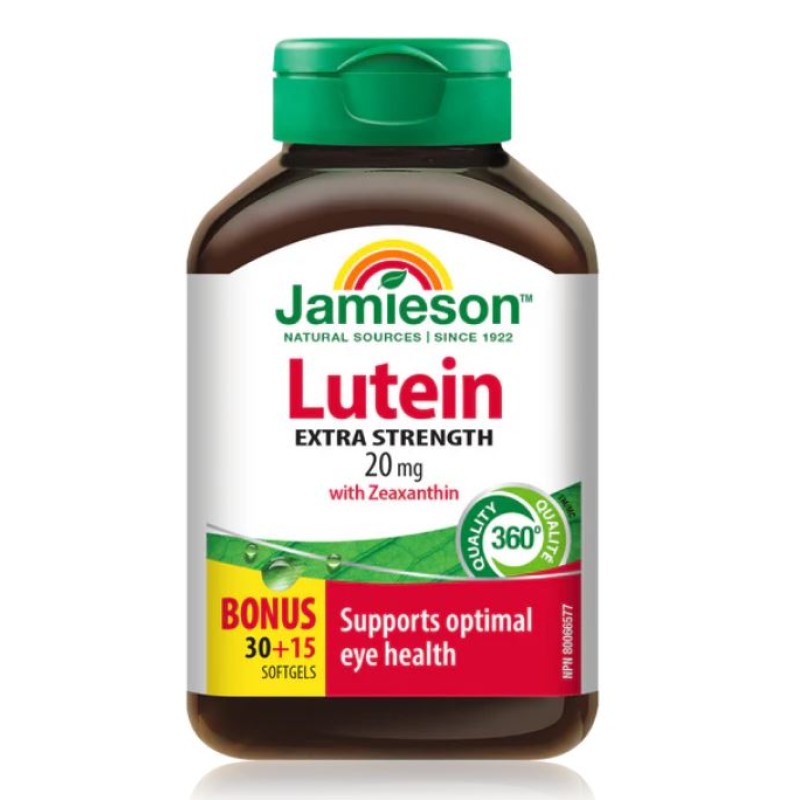 Jamieson Lutein 20mg 45 Softgels