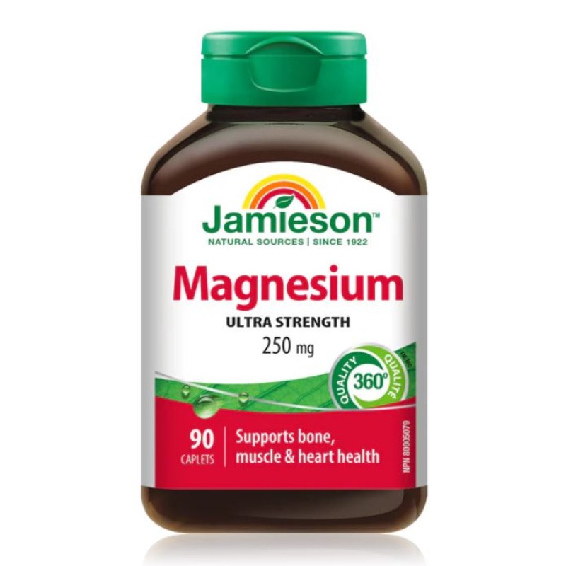 Jamieson Magnesium Ultra Strength 250mg 90 Caplets