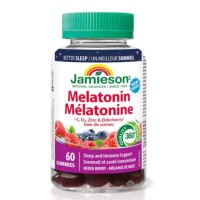 Jamieson Melatonin 5mg + Immunity 60 Gummies