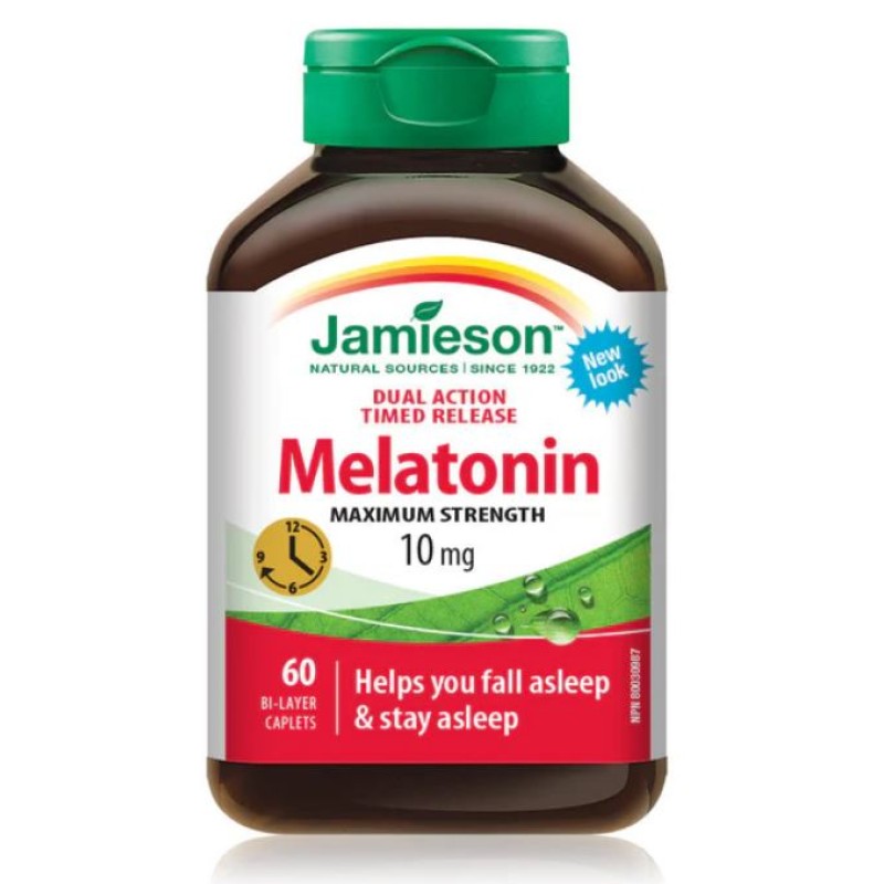 Jamieson Melatonin Maximum Strength 10mg 60 Caplets
