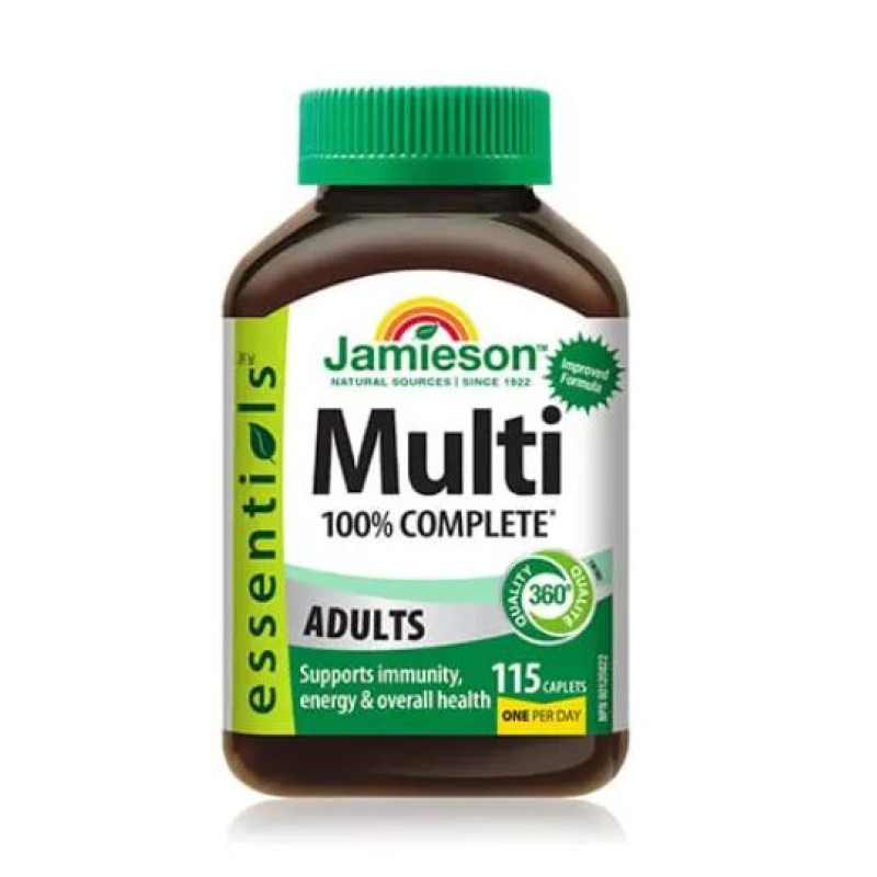 Jamieson Multi 100% Complete Adults 115 Caplets
