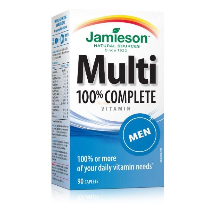 Jamieson Multi 100% Complete Vitamin Men 90 Caplets