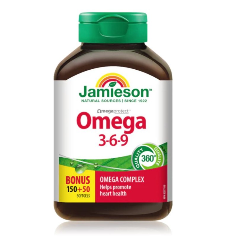 Jamieson Omega 3-6-9 200 Softgels