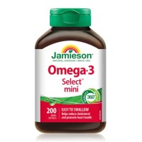 Jamieson Omega-3 Select Mini 200 Softgels