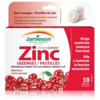 Jamieson Zinc Wild Cherry 30 Lozenges
