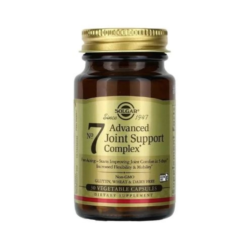 Solgar 7 Advanced Joint Support Complex 30 Capsules 