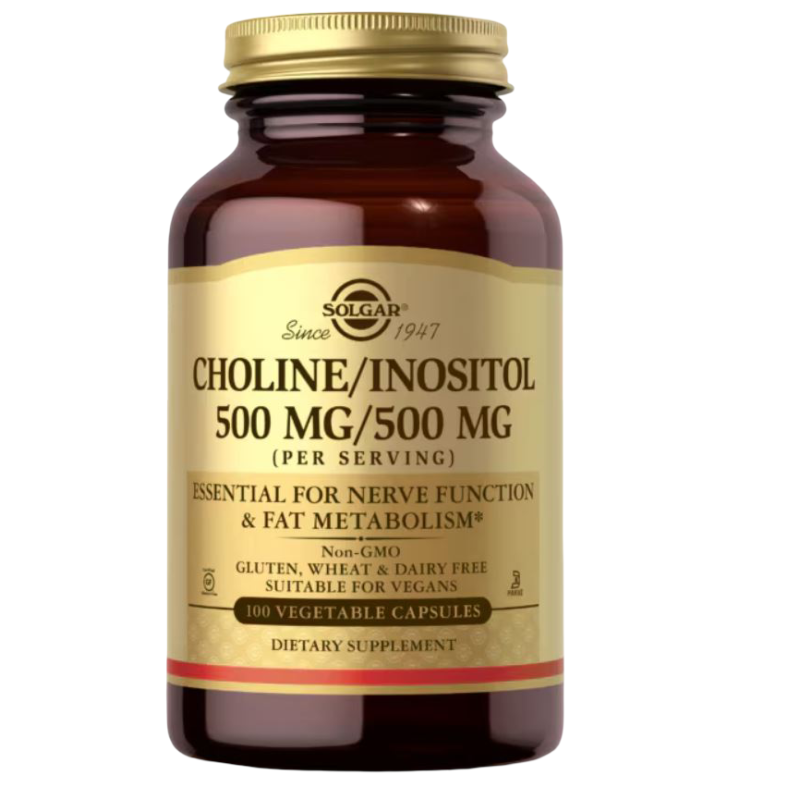 Solgar Choline Inositol 500mg 100 Capsules