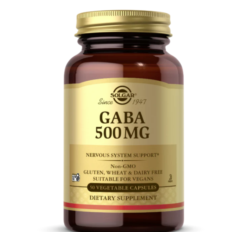Solgar GABA 500mg 50 Capsules
