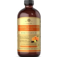 Solgar Liquid Calcium Magnesium Citrate With Vitamin D3 473ml